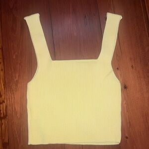 Cute yellow tank top! Never worn!!!